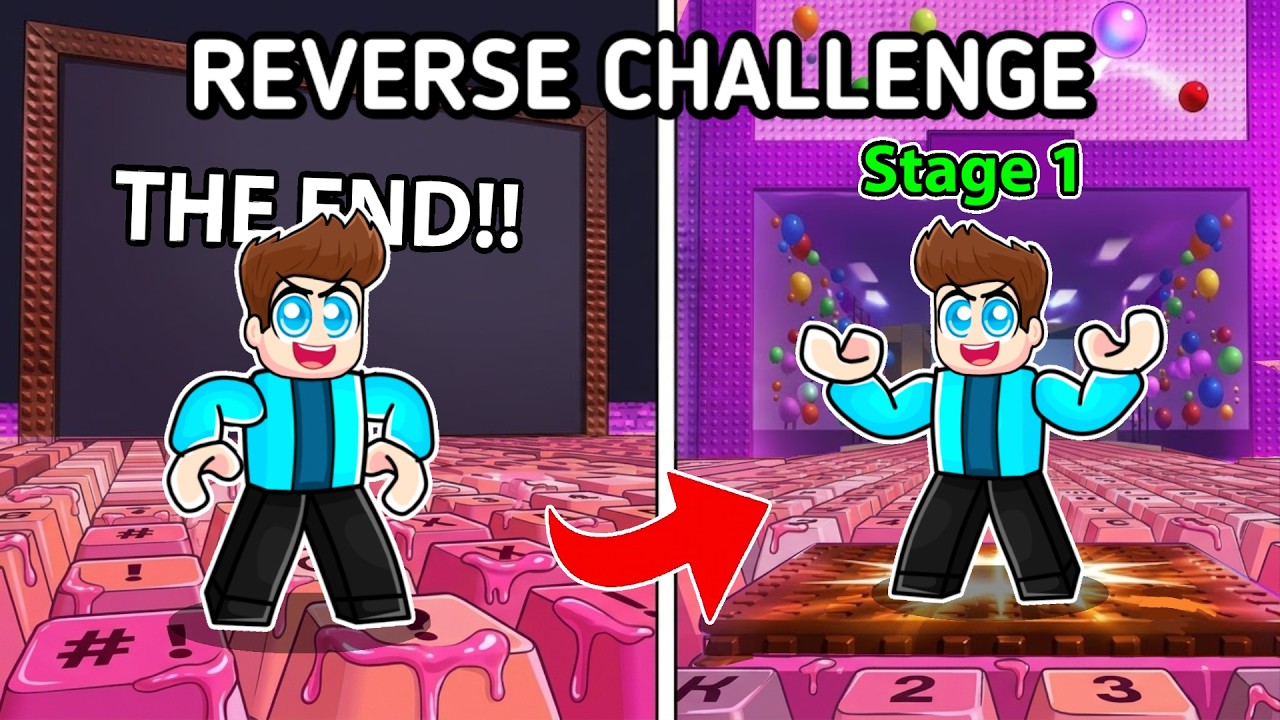 +1 KEYBOARD REVERSE CHALLENGE IN ROBLOX !! background