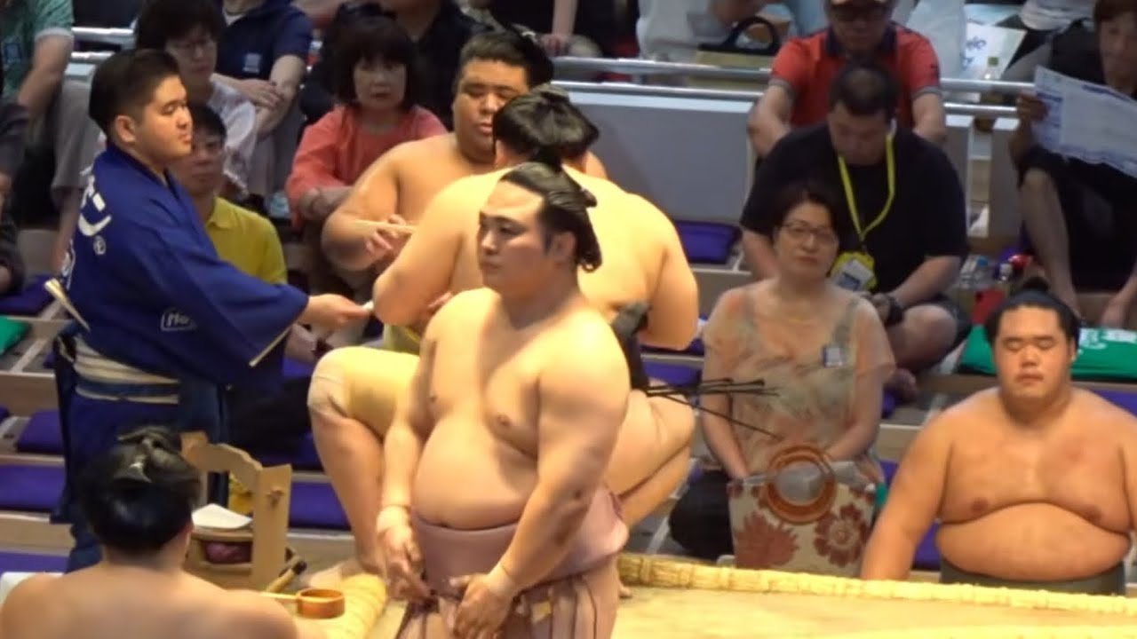 炎鵬 vs 西ノ龍【大相撲令和8年7月場所】14日目 ENHO×NISHINORYU【SUMO JUL DAY14】2026/07/25 名古屋場所 ズーム版 backdrop