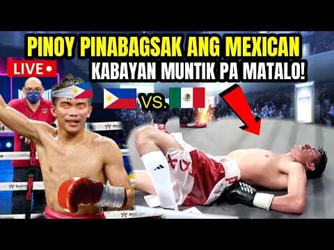 LATEST FIGHT! PINOY PINABAGSAK NA ANG MEHIKANO! KABAYAN MUNTIK PA MATALO! background