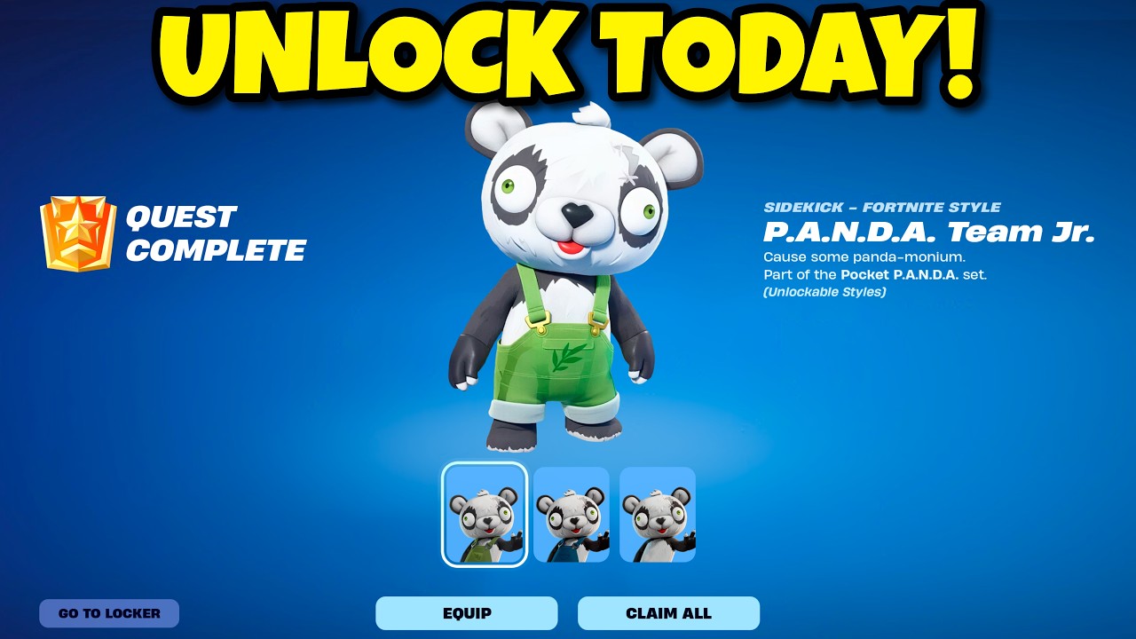 How to Get FREE SIDEKICK in Fortnite! (QUESTS REWARDS ARE BACK) background