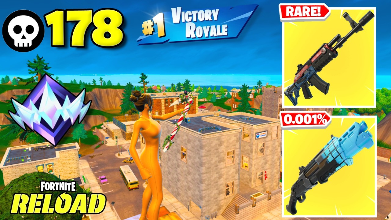 178 Elimination "RANKED RELOAD” Gameplay Wins (Fortnite Chapter 7 PS5 Controller)