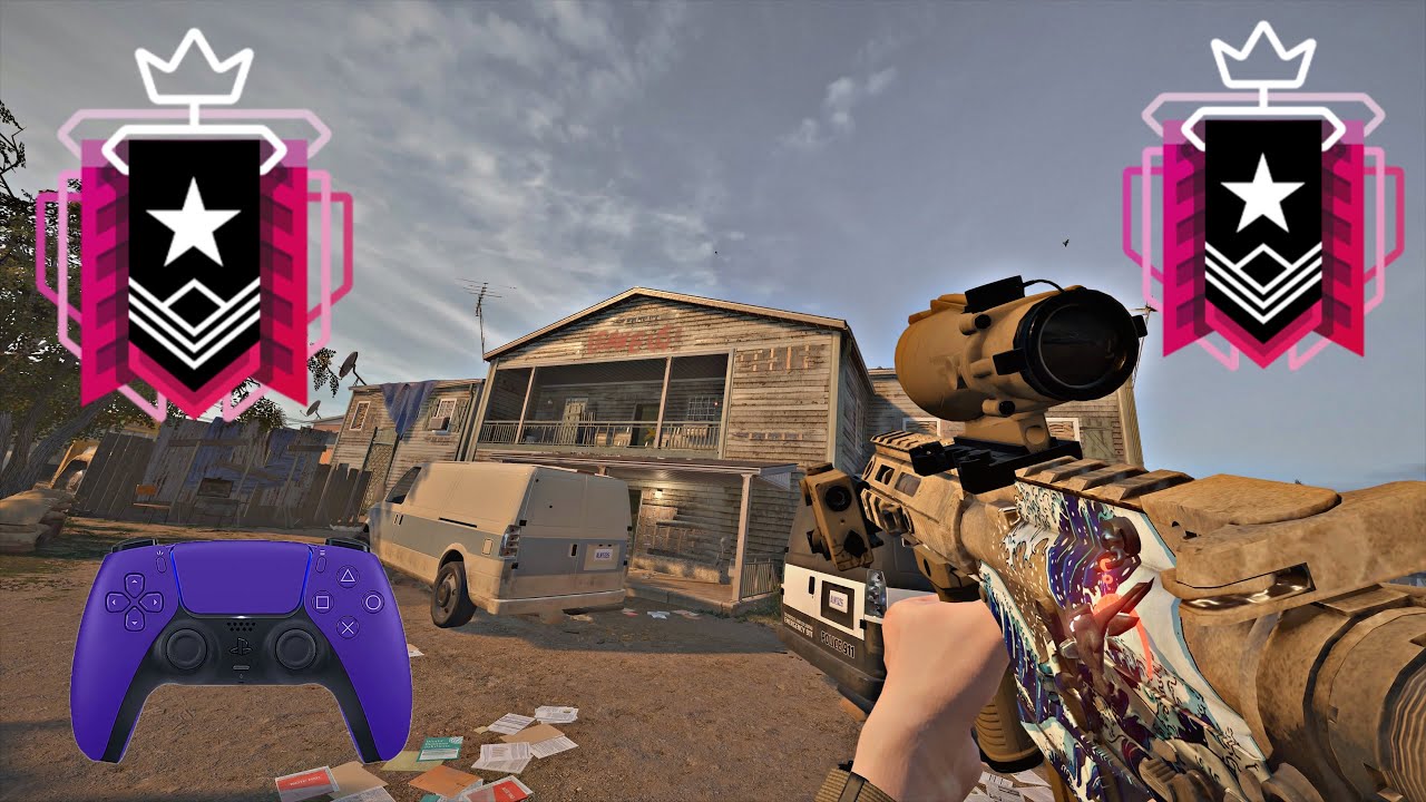 THE #1 MOST AGGRESSIVE CONTROLLER CHAMPION ON RANKED 3.0 Rainbow Six Siege PS5/Xbox background