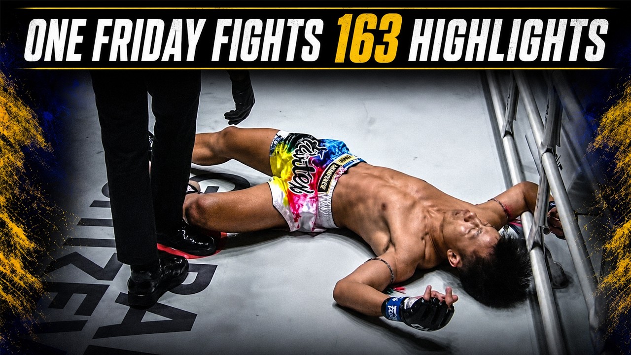 ONE Friday Fights 163 | CRAZY Fight Highlights π background