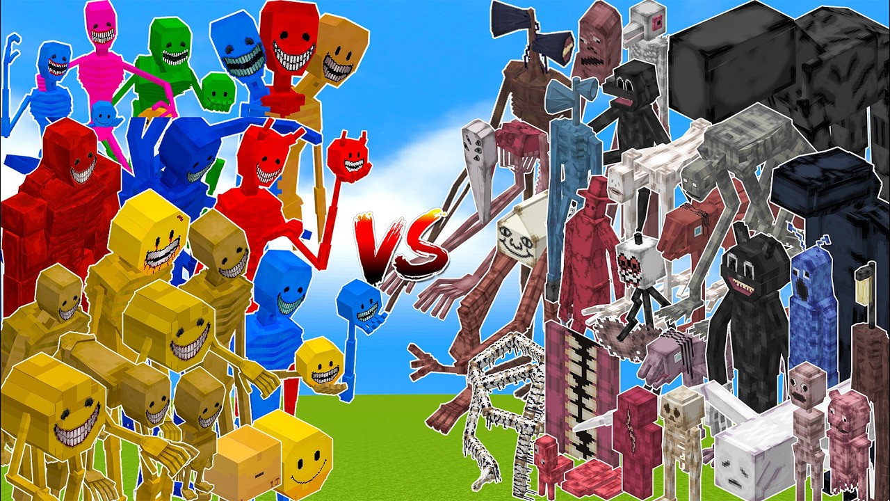 All Verity mobs vs All Trevor Henderson! background