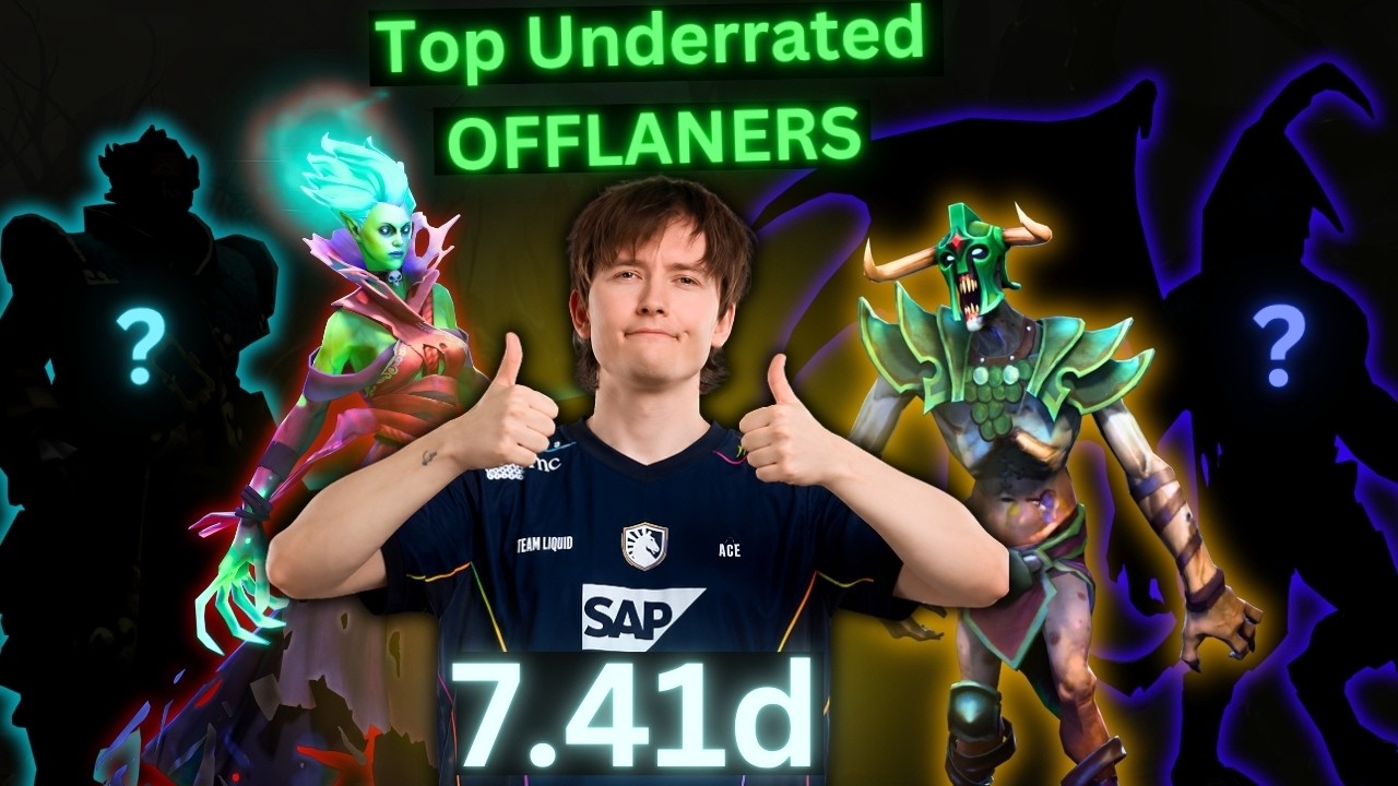 Top 5 Underrated Offlaners That Are Secretly BROKEN — Dota 2 7.41d backdrop