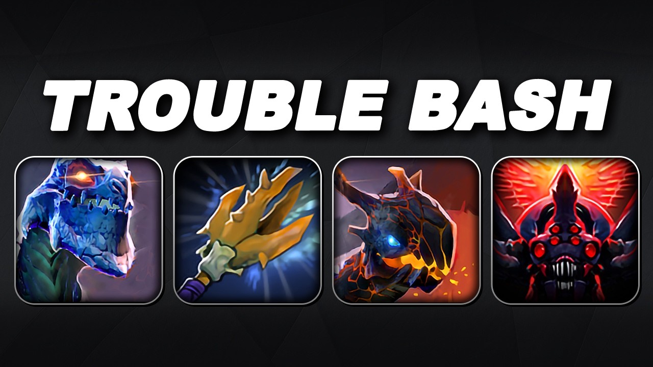 TROUBLE BASH Jakiro Double Trouble + Bash of the Deep | Dota 2 Ability Draft
