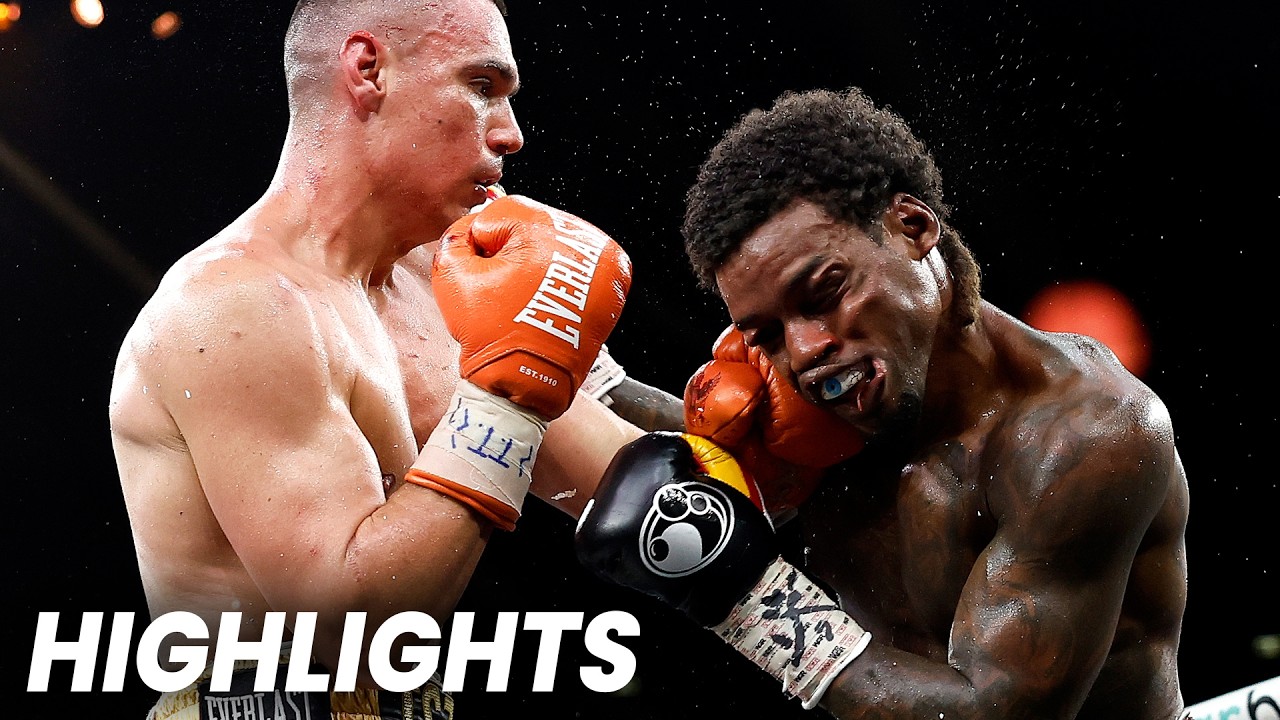 FIGHT HIGHLIGHTS: Errol Spence Jr vs. Tim Tzsyu • DAZN Boxing backdrop