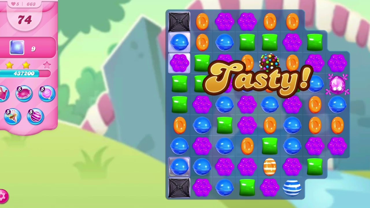 Candy Crush Saga Levels 661โ665 | Easy Win Strategy | Android Gameplay