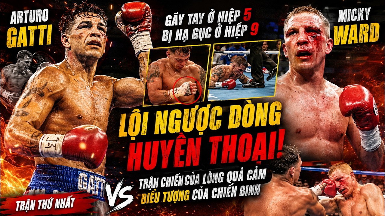 Arturo Gatti vs Wilson Rodriguez , Trở Về Từ Cõi Chết, Gãy Một Tay Vẫn Đánh Đối Thủ Thê Thảm backdrop