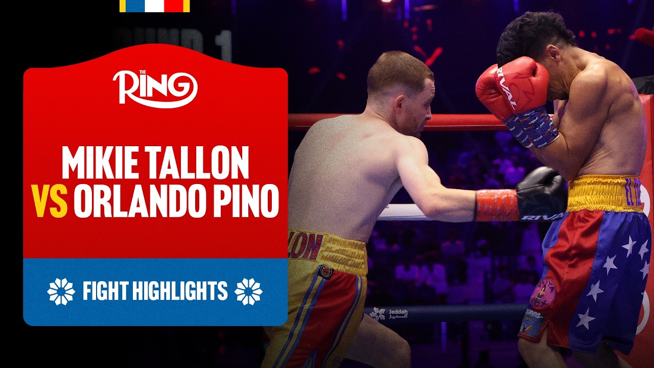 FIERCE BODY SHOT! Mikie Tallon vs Orlando Pino | Fight Highlights