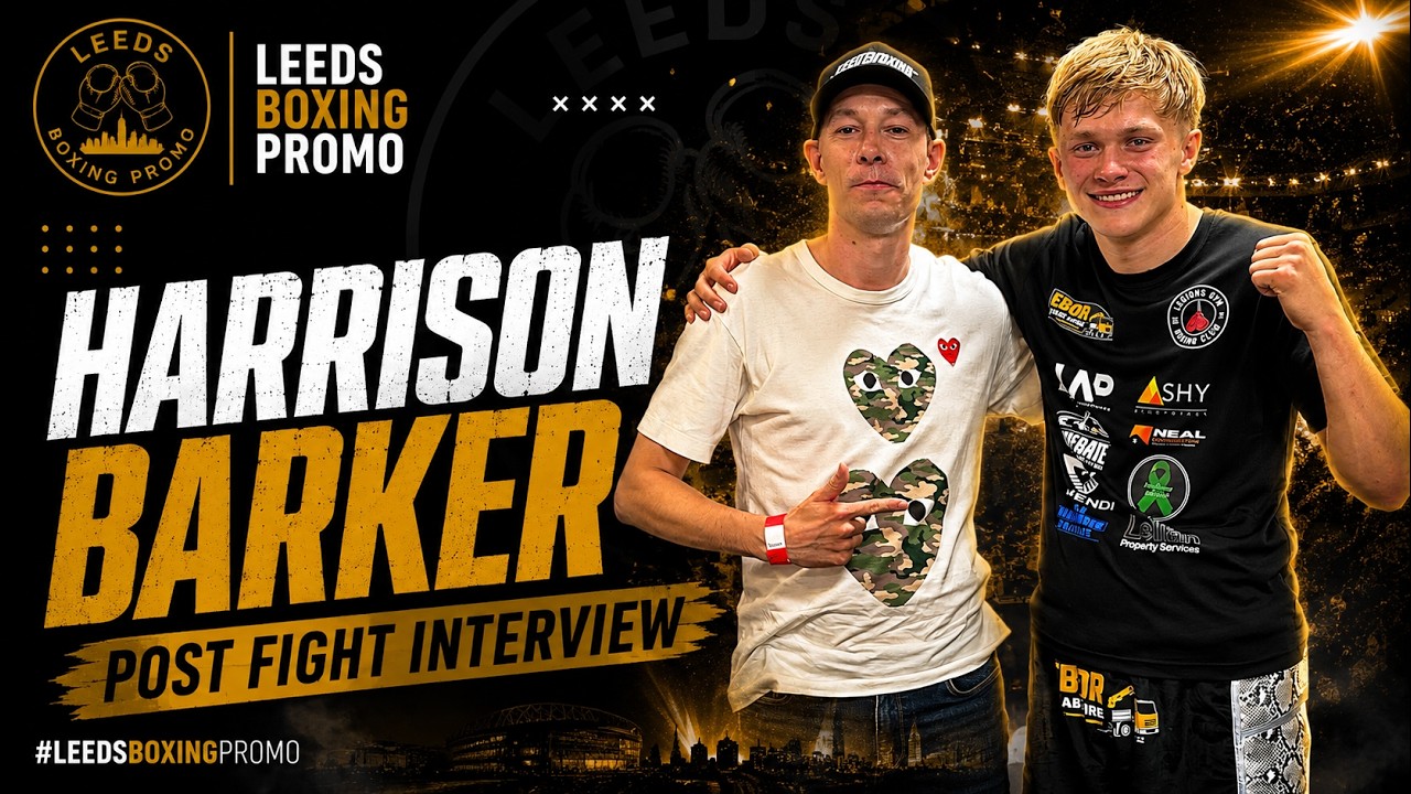 “I’M BUZZING!” | HARRISON BARKER REACTS TO EXPLOSIVE PRO DEBUT | Post-Fight Interview
