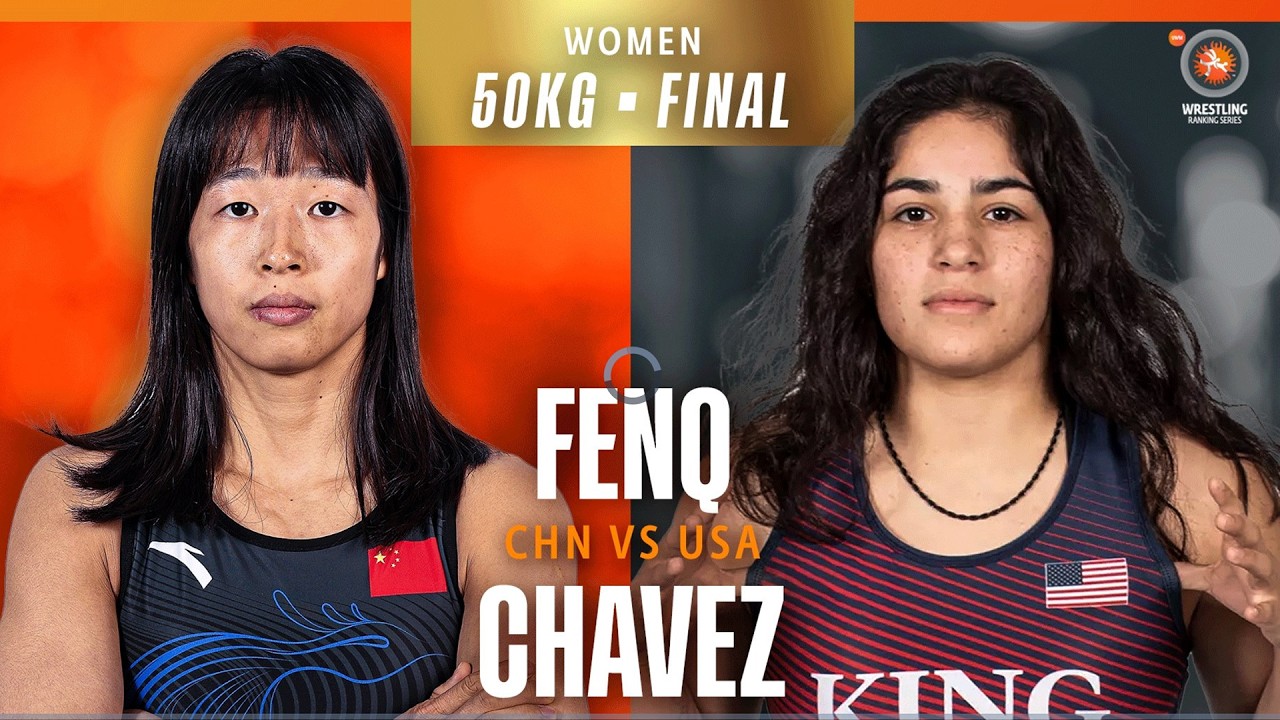π
Samara Rosario CHAVEZ (USA) vs. Ziqi FENG (CHN) | Gold Medal | WW 50Kg #WrestleBudapest2026 backdrop