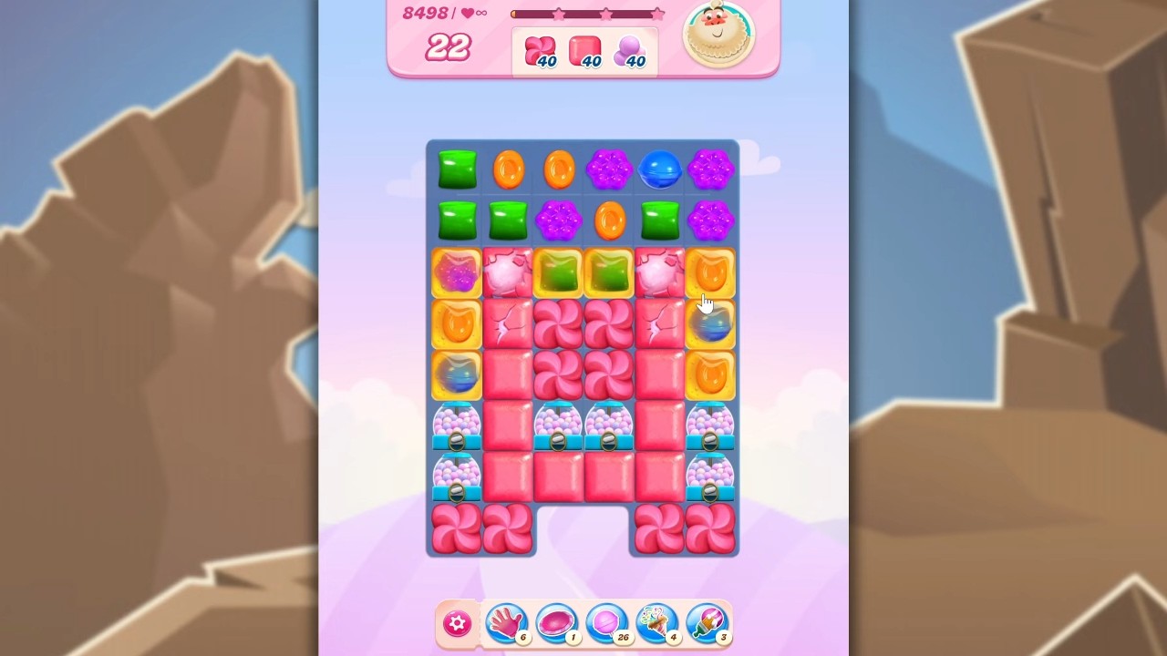 Candy Crush Saga LEVEL 8498 NO BOOSTERS (new version)🐟☑️