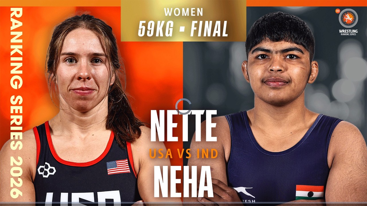 ЁЯПЕ Abigail Elizabeth NETTE ЁЯЗ║ЁЯЗ╕ vs. ЁЯЗоЁЯЗ│ Neha NEHA | UWW RANKING SERIES 2026 | Gold Medal | WW 59Kg backdrop