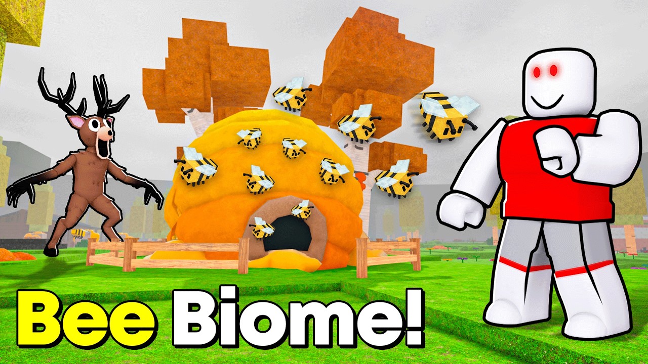 I Speedran NEW BEE BIOME in 99 Nights in the Forest!