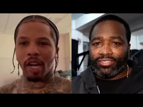 Adrien Broner Responds to Gervonta Davis DISRESPECTING Him over & over again on Deen The Great backdrop