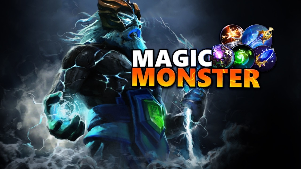 Abartiger Burst - Zeus "Support" ist so lächerlich :D | Dota 2 Gameplay, deutsch backdrop