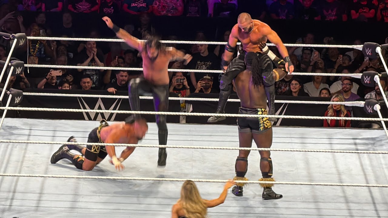 Seth Rollins, Oba Femi Destroy The Vision - WWE Live 7/25/2026 background