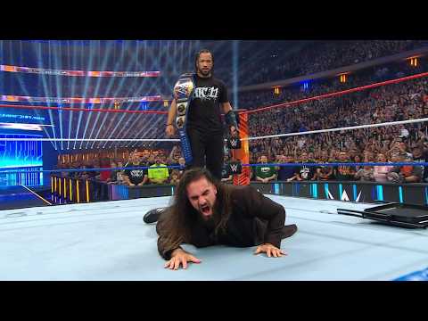 Jalen Brunson attack Seth Rollins and Help Roman Reigns WWE Seth Rollins is attacked by OTC