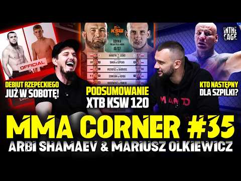 MMA Corner #35 - PODSUMOWANIE KSW 120 | SZPILKA vs DE FRIES? RZEPECKI dowiezie debiut w UFC? background
