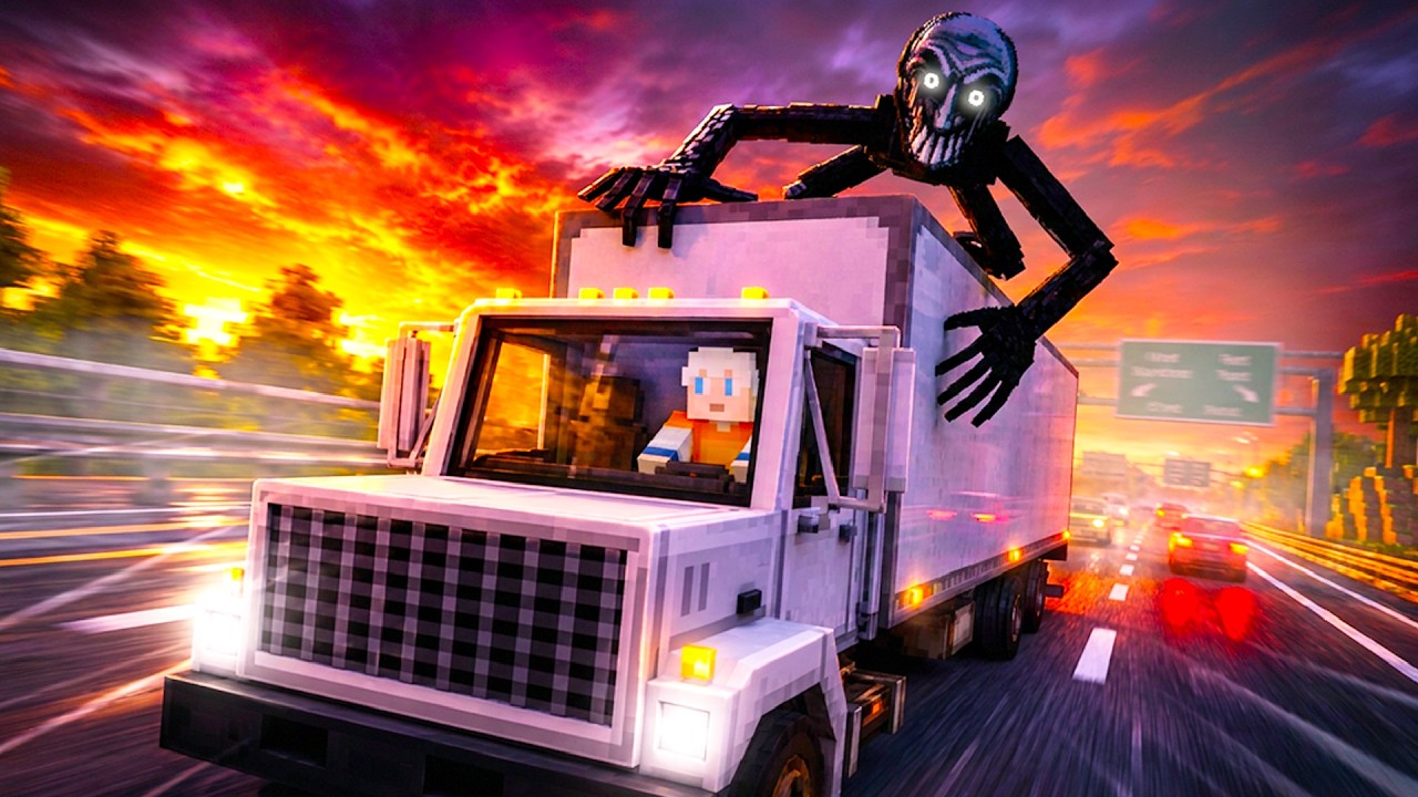 Warum du NIEMALS auf der AUTOBAHN fahren darfst... Ein Minecraft Horror Film - Fears to Lukethom 2