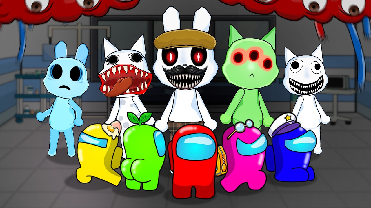 어몽어스 VS Animal Hospital (Anomaly) - Compilation Ep. 3 (AMONG US FUNNY ANIMATION) backdrop