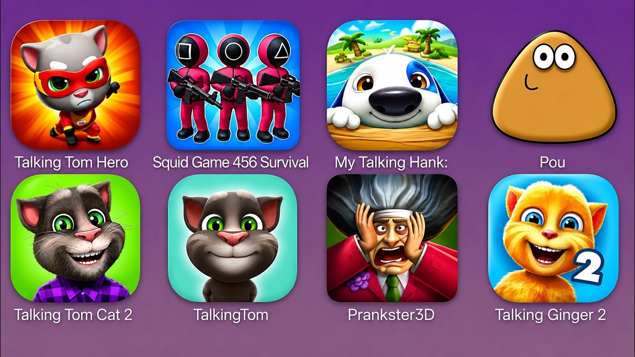 TALKING HANK | MY ANGELA | TALKING TOM | GOING BALLS | RUNNING GAMEЁЯР╢ЁЯФе Non-Stop Fun & Gameplay backdrop