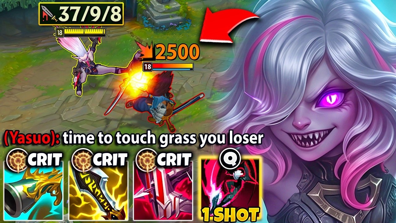 This is how you ruin a Yasuo player's mental in League of Legends (CRIT BRIAR, 37 KILLS)