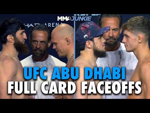 UFC Abu Dhabi full card final faceoffs: Magomed Ankalaev vs. Bogdan Guskov