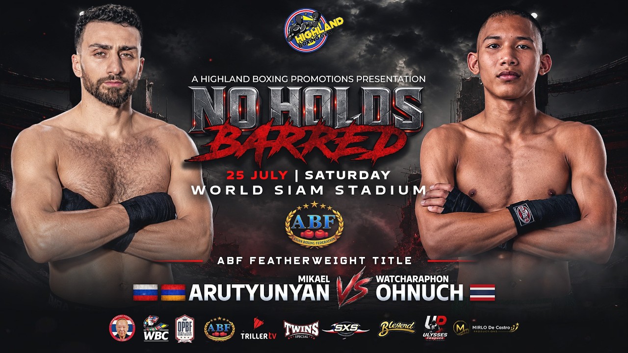 MIKAEL ARUTYUNYAN π¦π² VS WATCHARAPHON OHNUCH πΉπ | ABF FEATHERWEIGHT TITLE | JULY 25, 2026 background
