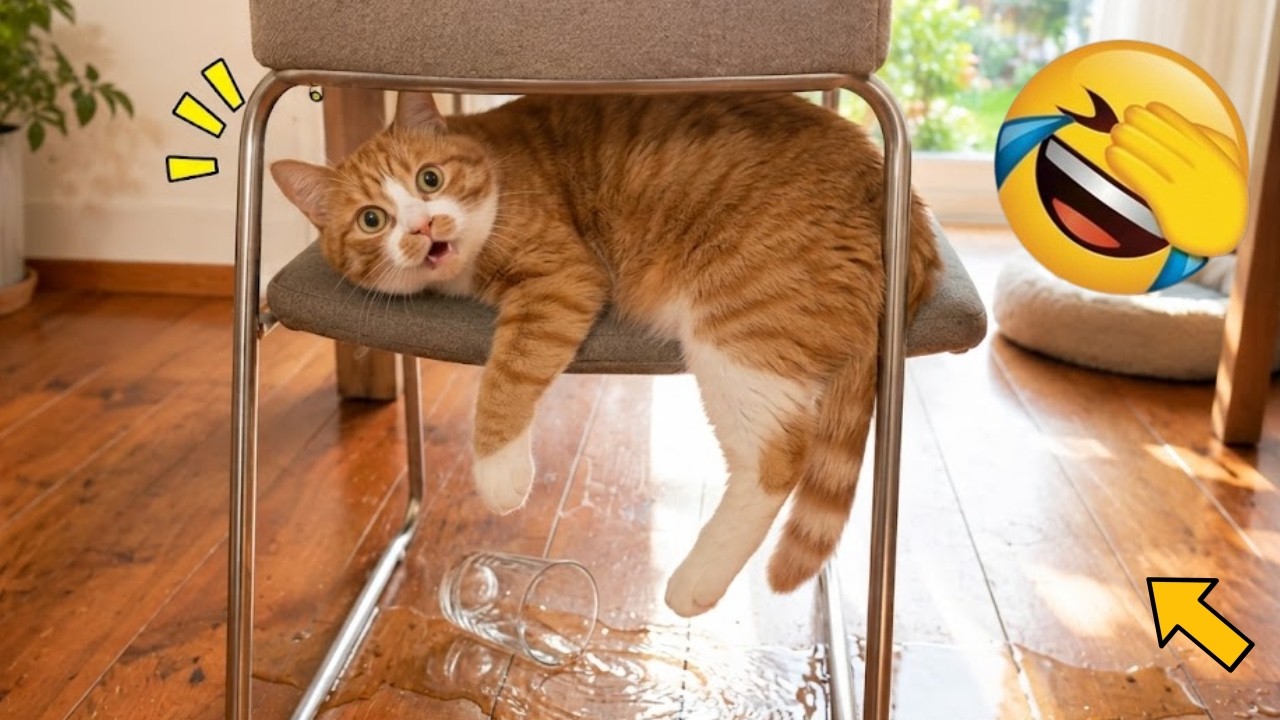 The Funniest Moments When Orangr Cat Suddenly Pretends To Be Silly 😂 | Cats Breaking Things Videos
