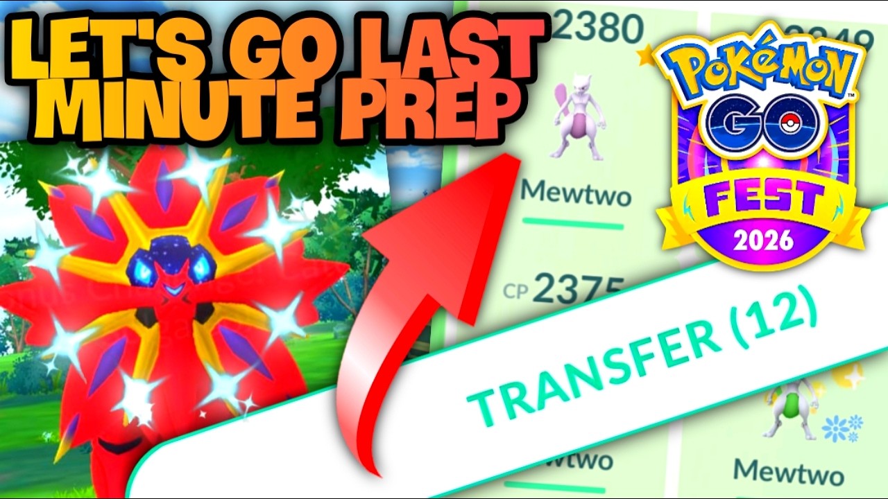 *DONT TRANSFER LEGENDARY PKMN DURING GO FEST & LAST MINUTE TIPS* Pokemon GO news backdrop