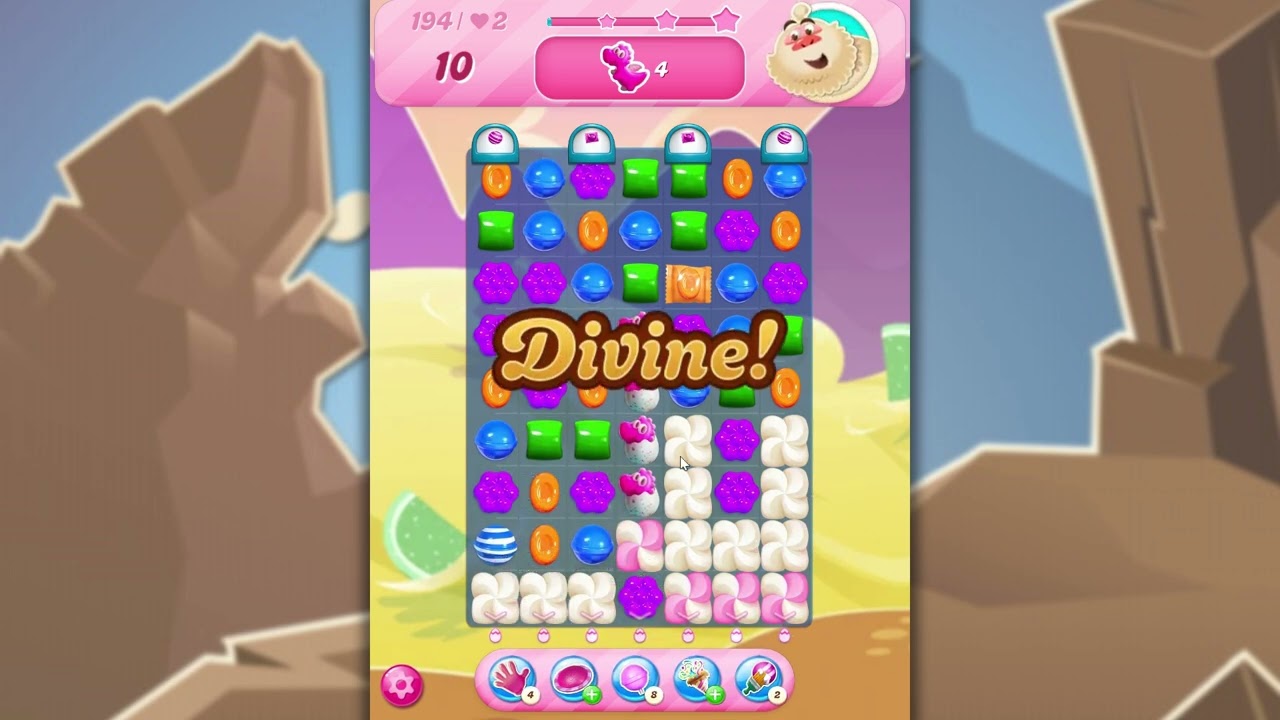 Candy Crush Saga Level 194 | NO BOOSTERS backdrop