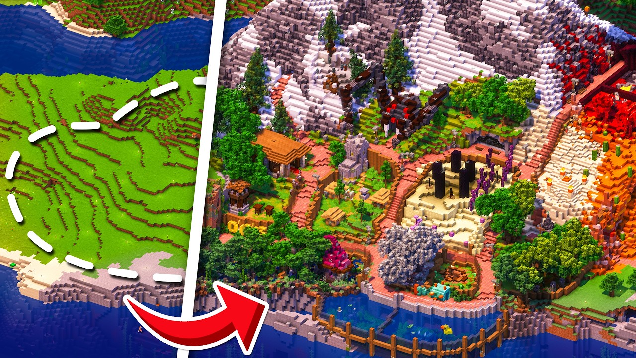 I Built a ZOO for Every Mob in Minecraft!