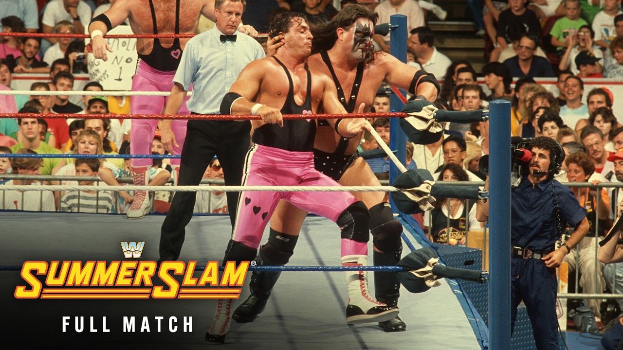 FULL MATCH: Demolition vs. Hart Foundation | WWE Tag Team Title Match: SummerSlam 1990