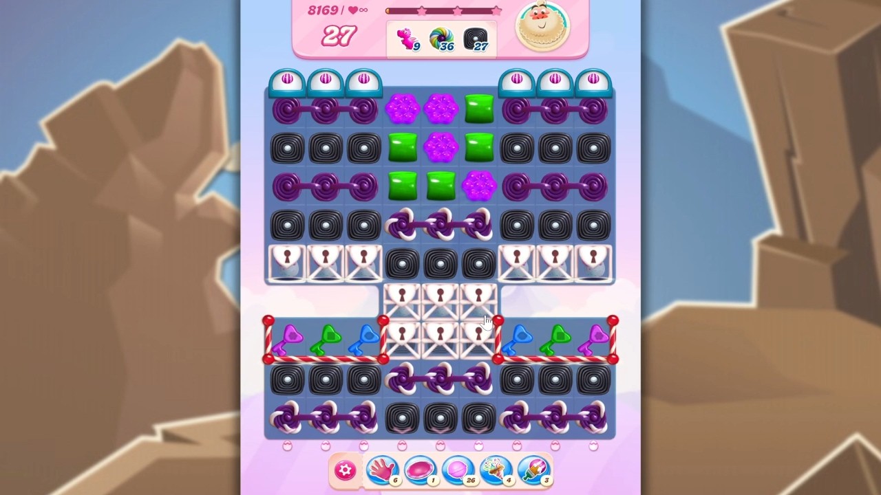 Candy Crush Saga LEVEL 8169 NO BOOSTERS (new version)🐟☑️