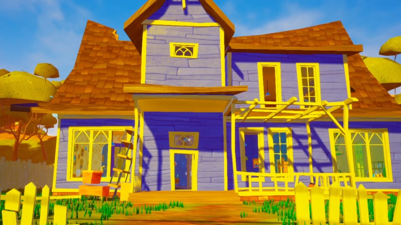 WINNING ACT 1 with a new color in Hello Neighbor Mod