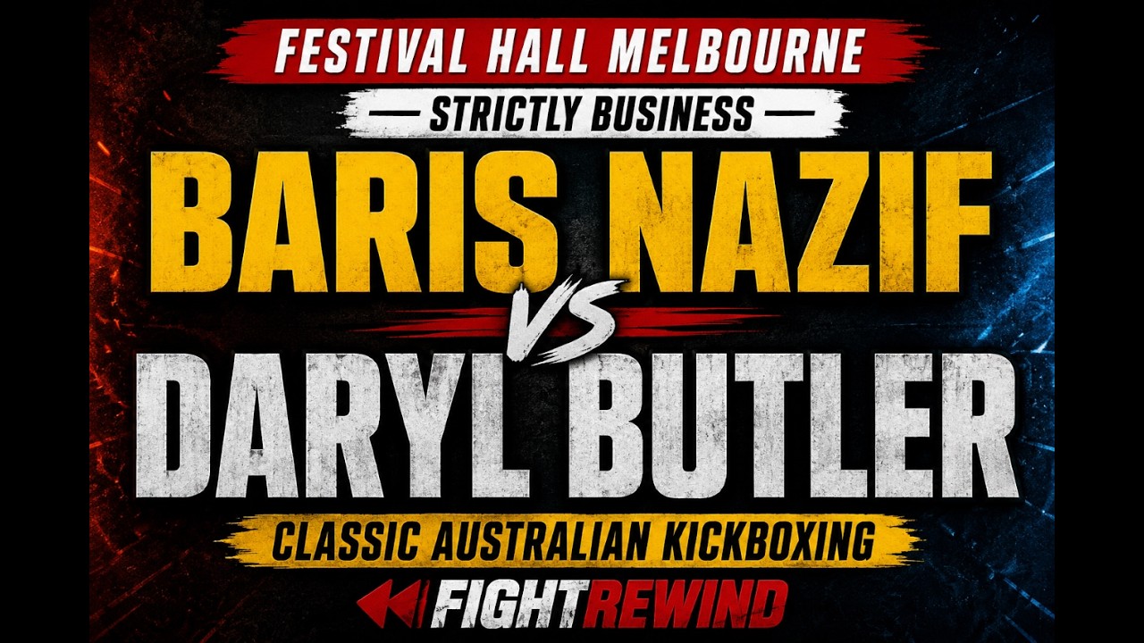 π₯ RARE TKO! Baris Nazif vs Daryl Butler | Festival Hall Kickboxing Classic | FightRewind background