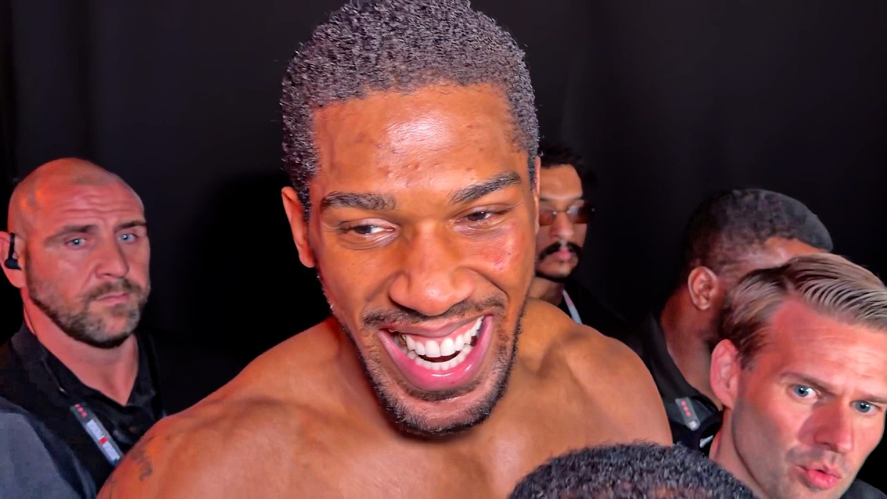 Anthony Joshua IMMEDIATE REACTION to SURVIVING Prenga Knockdown: CAN'T LET FURY FIGHT SLIP!' background