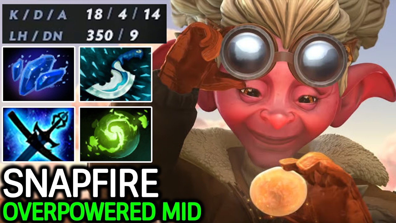 Snapfire Most Broken Hero – Full Magic Build Dota 2