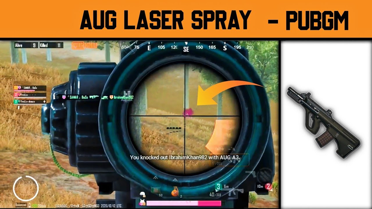 Drop Gun Spray Aug+6X | 15+ Kills Winner Winner Chicken đ Dinner đ