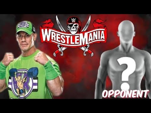 John Cena's Opponent for WrestleMania 37 (2021) | All In One background
