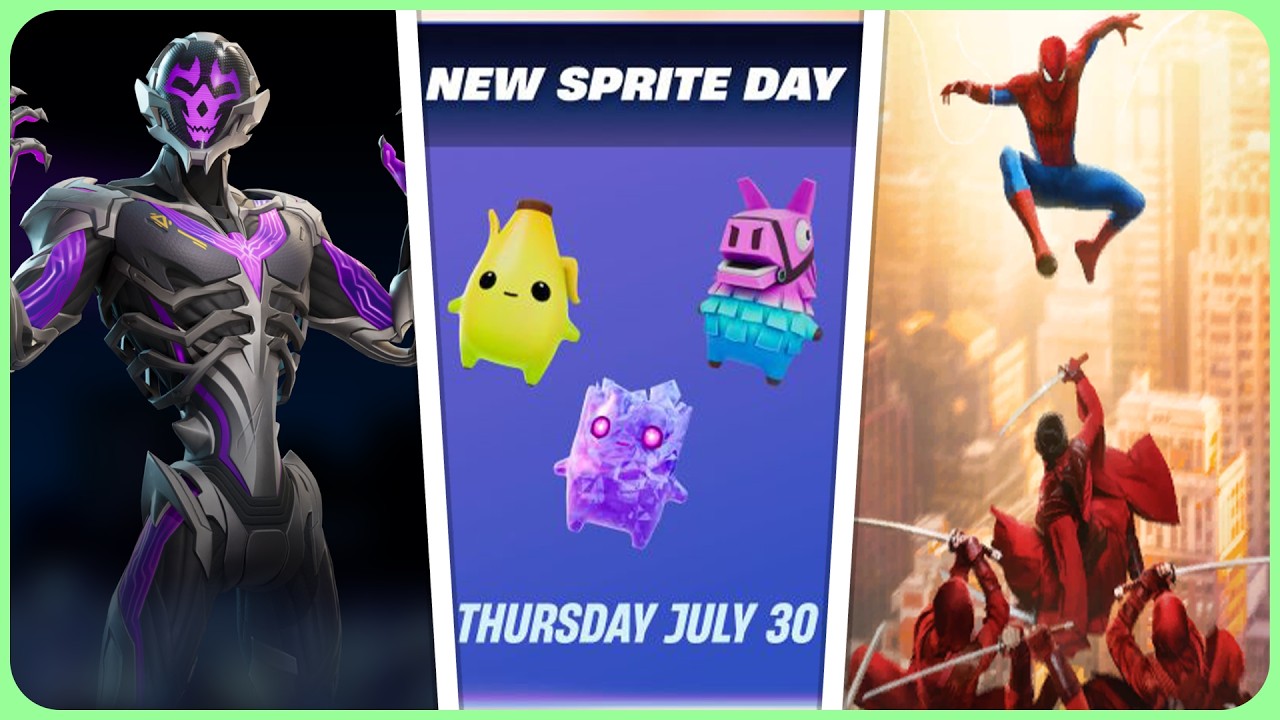 NEW Fortnite Sprites, Spider-Man News, & More!