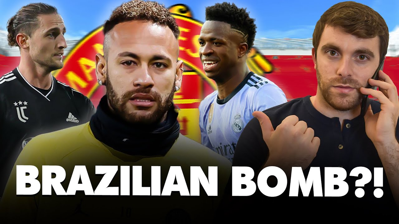 🚨 NEYMAR TO MAN UNITED TRUTH! RABIOT FREE DEAL & VINICIUS JUNIOR FUTURE… background