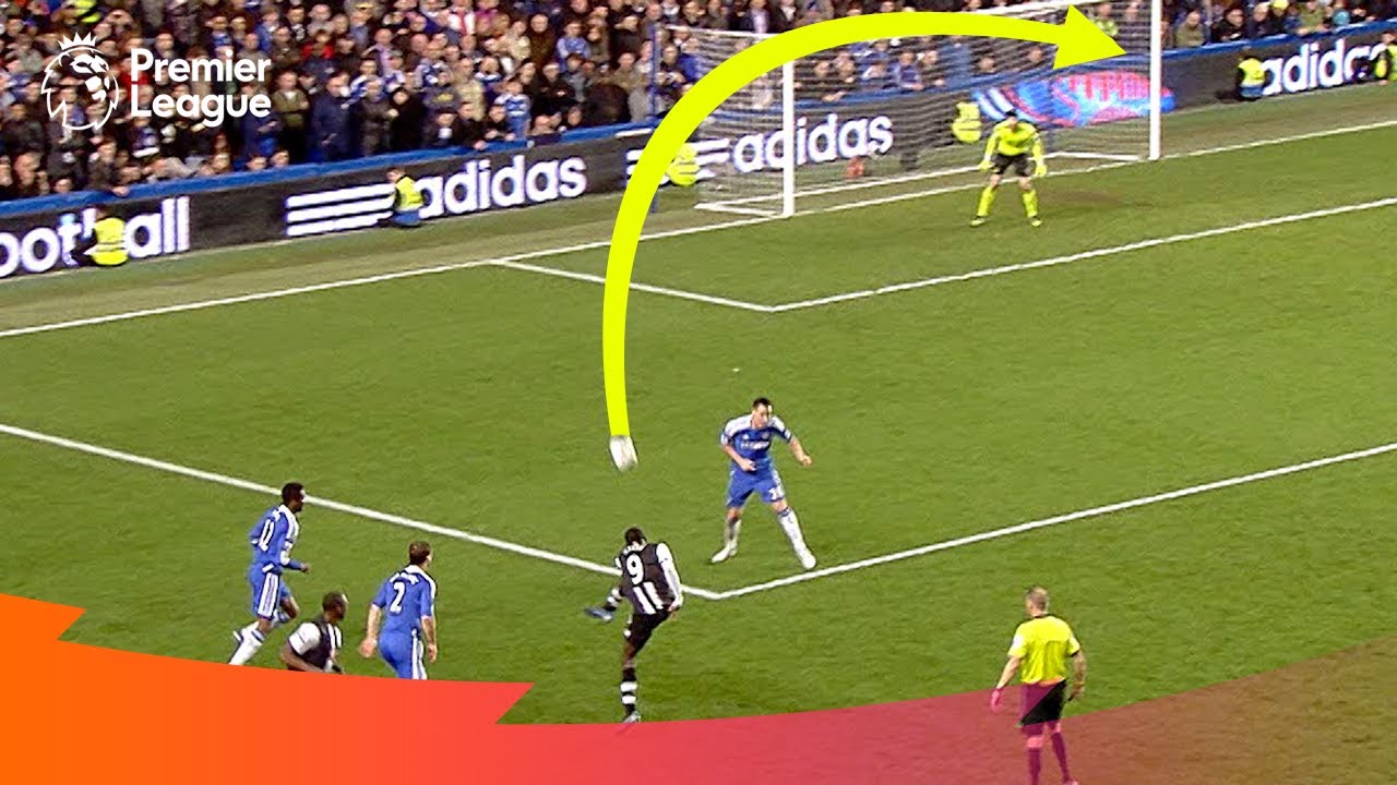 SENSATIONAL HALF-VOLLEY GOALS | Premier League | Cisse, Ramsey, Drogba background