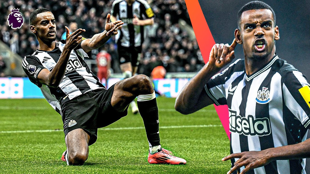 All of Alexander Isak's Goals in the Premier League at Newcastle