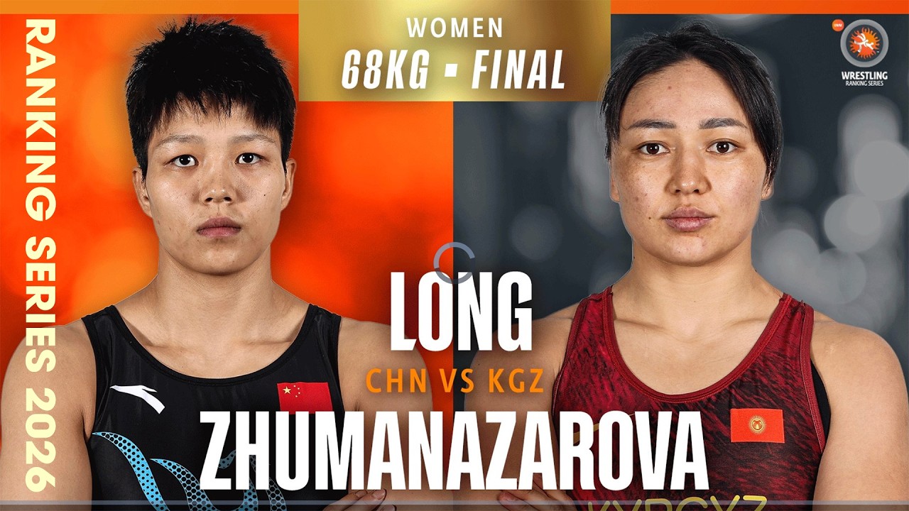 #WrestleBudapest2026 π
Jia LONG π¨π³ vs π°π¬ Meerim ZHUMANAZAROVA | Gold Medal | WW 68Kg backdrop