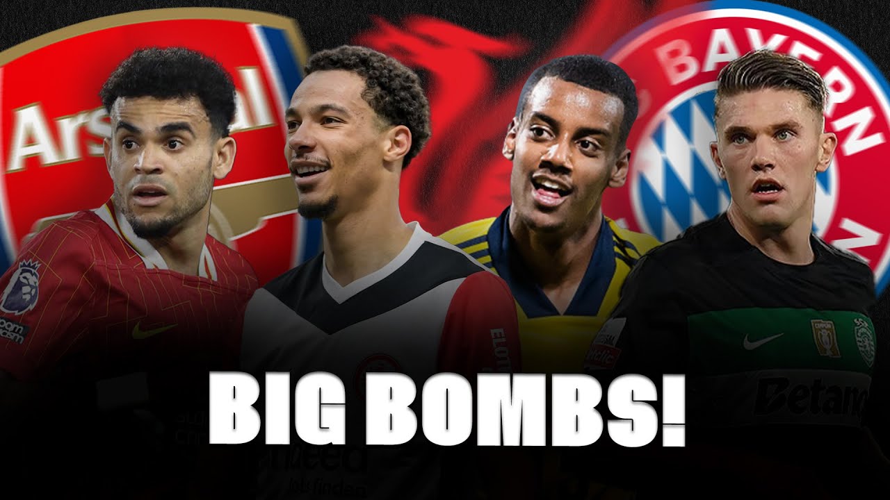 🚨💣 ISAK BOMB! LUIS DIAZ BIG MOVES, EKITIKE DOMINO, GYOKERES DEAL AND MORE… background