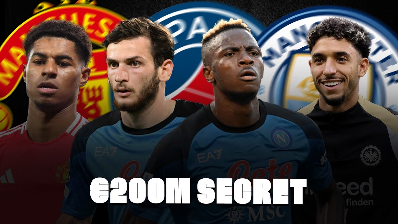 🚨 KVARA BOMB! €200M BID, OSIMHEN, RASHFORD, KHUSANOV, MARMOUSH… background