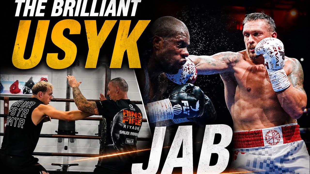Southpaw jab #usyk #anthonyjoshua background